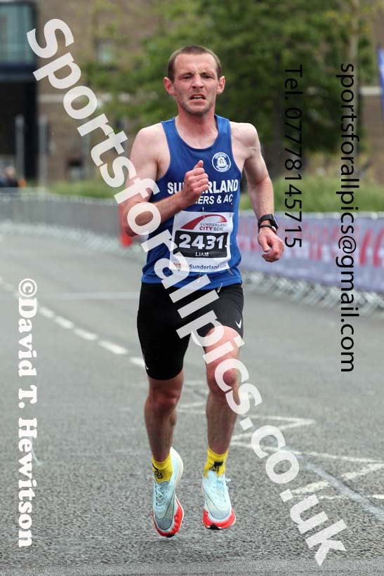 Sunderland City 10k Road Race, 2021 Sunderland City 5k, 10k and Half Marathon Road Races. Photo: David T. Hewitson/Sports for All Pics